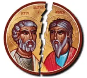 El Gran Cisma División Oriental y Occidental