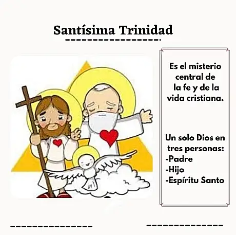 DIOS Padre. JESUS Hijo ESPIRITU SANTO