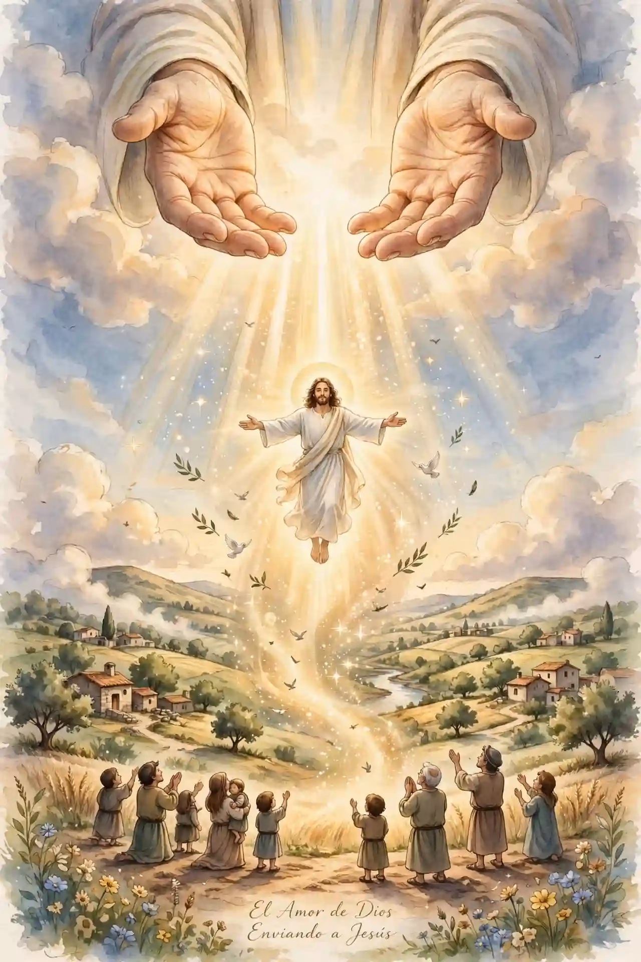 El amor de Dios enviando a Jesucristo al mundo para salvación, Juan 3:16